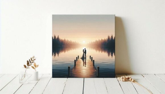 Designing Romance: The Lakeside Dock Wedding Aesthetic